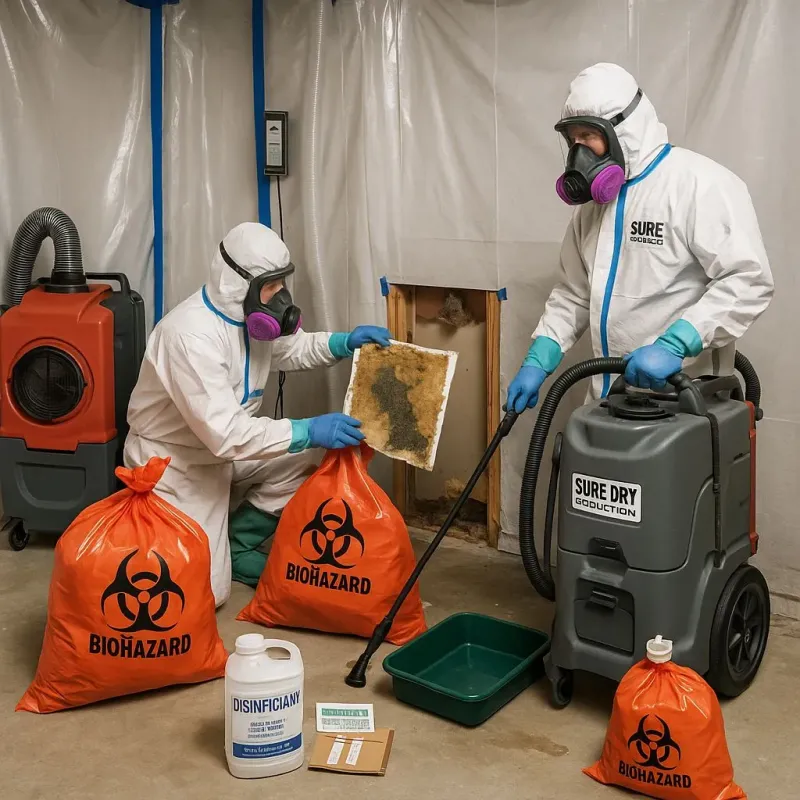 Contaminated Water Handling Protocols process in Summerfield, NC