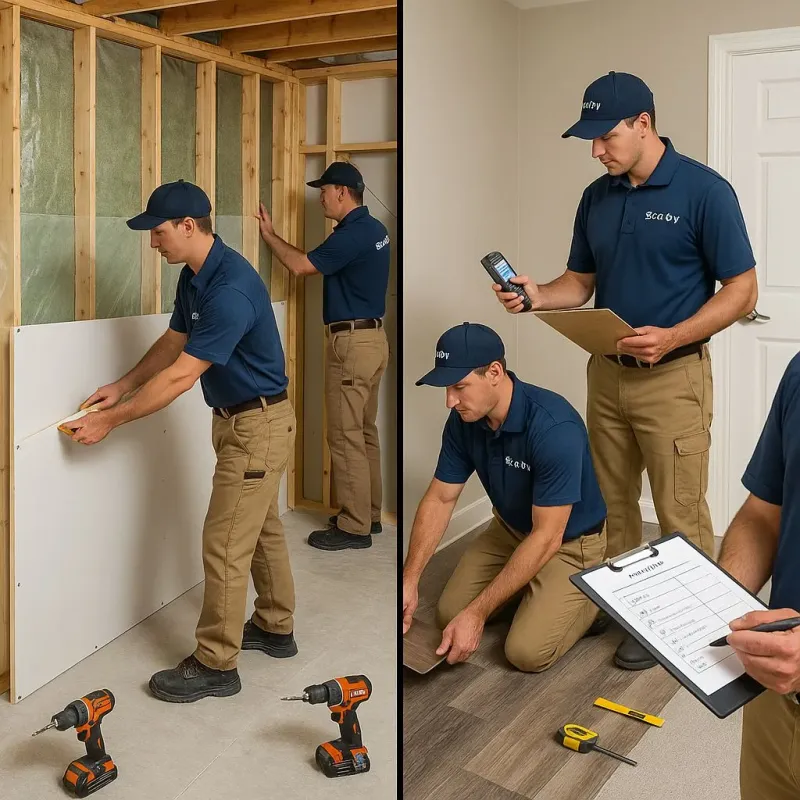 Repairs and Reconstruction process in Summerfield, NC